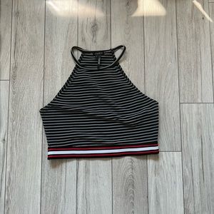 Dynamite Halter Crop Top - L